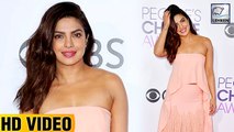 Priyanka Chopra's GORGEOUS Look At People's Choice Awards 2017 | LehrenTV
