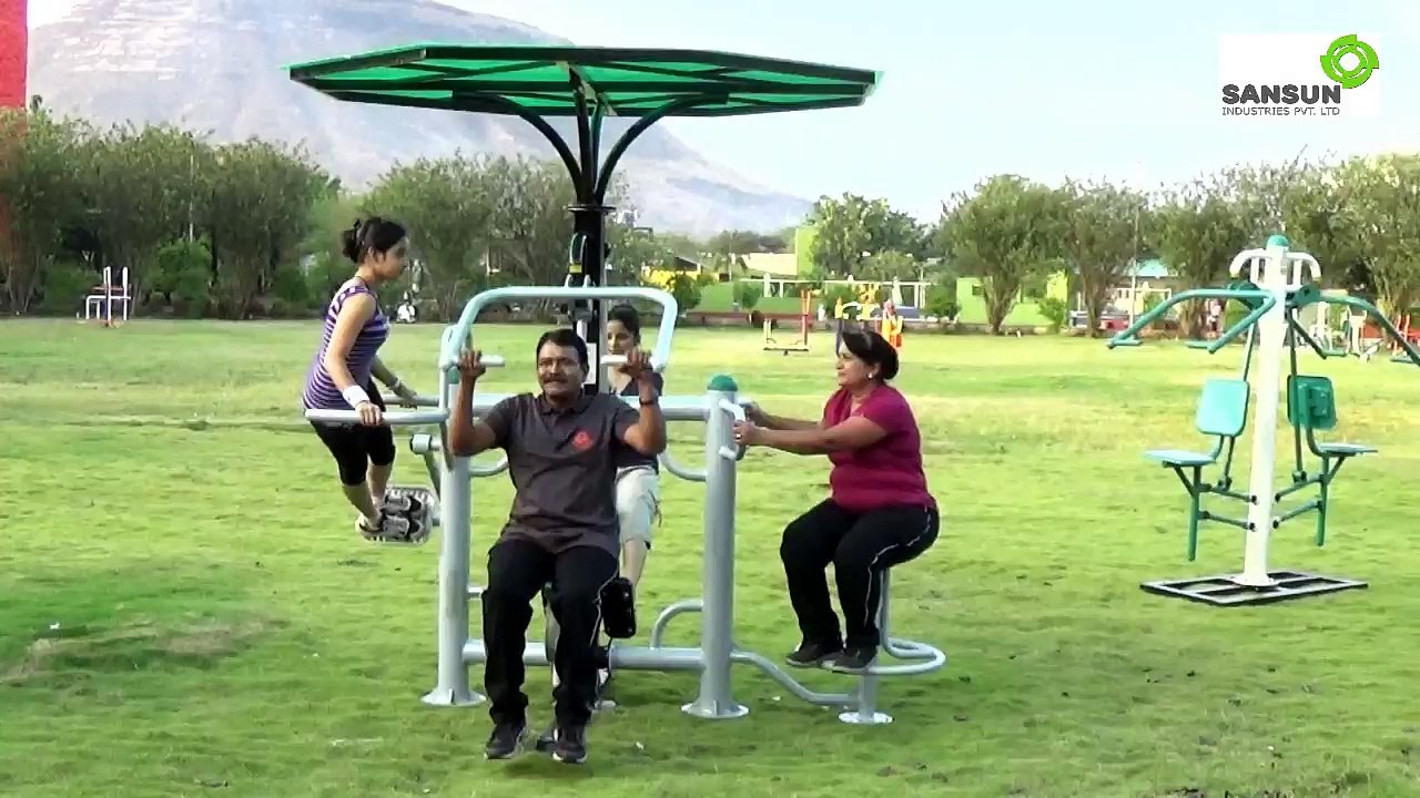 4 Station Multi Outdoor Gym