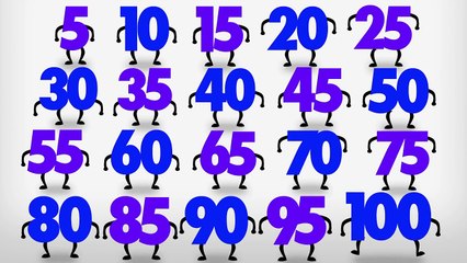 Counting by 5s Song to 100 – Counting to 100 by 5s - Count by 5 to 100 - Count to 100 by 5 for Kids