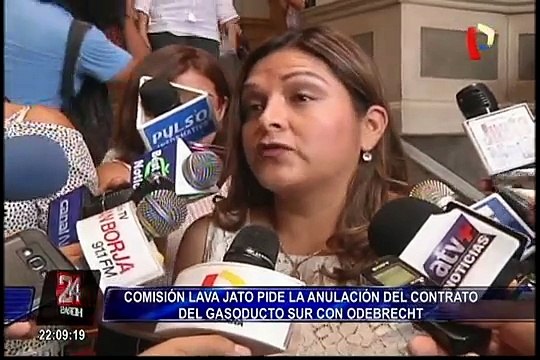 Comisión Lava Jato pide anular contrato de Gasoducto Sur con Odebrecht