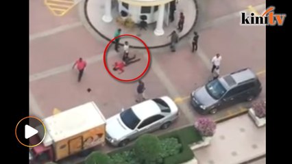 Man beaten for reversing into parked Mercedes