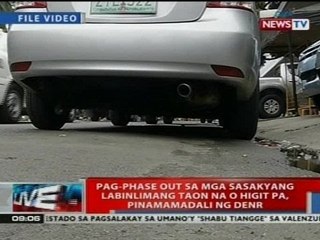 NTVL: Pag-phase out sa mga sasakyang 15-taon na o higit pa, pinamamadali ng DENR