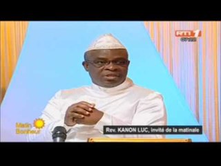 Révérend Kanon Luc, invité de la matinale Matin Bonheur