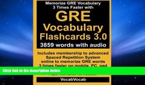 Read Book GRE Vocabulary Flashcards 3.0: 3859 GRE Words with Audio Vocab Vocab  For Online