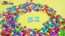 Jada Stephens Cars Learning To Count Numbers with M&M Candy Learning Toddler Counting Videos