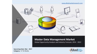 Master Data Management Market Global Opportunity Analysis and Industry Forecast, 2014 - 2022