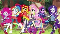 My Little Pony Transforms Equestria Girls Mane 7 Rainbow Rocks into Legend of Everfree Campers