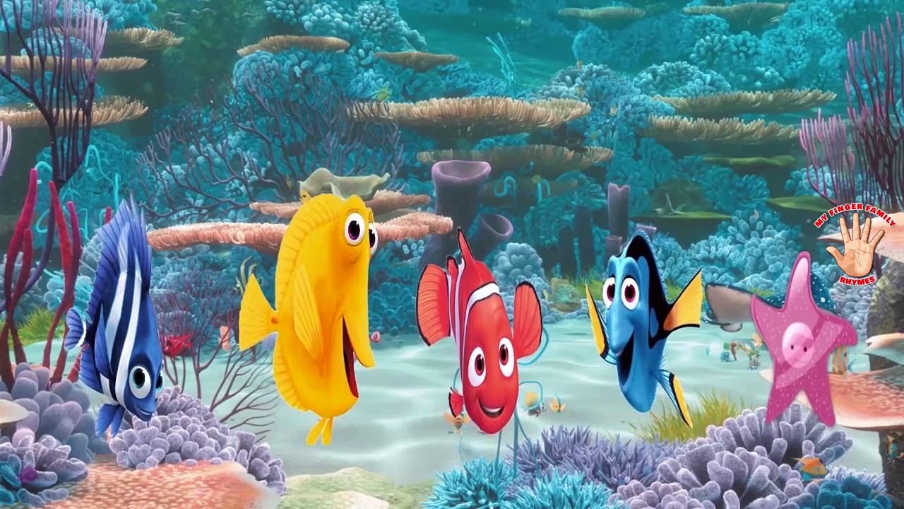 FINDING NEMO Finger Family Nursery Rhymes | MY FINGER FAMILY RHYMES
