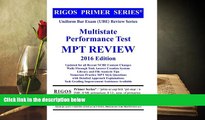 PDF  Rigos Primer Series Uniform Bar Exam (UBE) Review Series Multistate Performance Test MPT