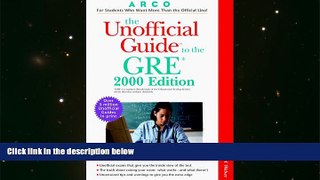 Best PDF  UG/The GRE 2000 Edition Arco  For Ipad
