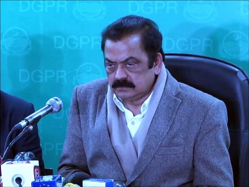 Rana Sana Ullah Press Conference about Miltry Courts Chunk.