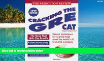 Read Book Cracking the GRE CAT w/Sample Tests on CD-ROM, 1999 Edition (Book   CD Rom) Karen Lurie