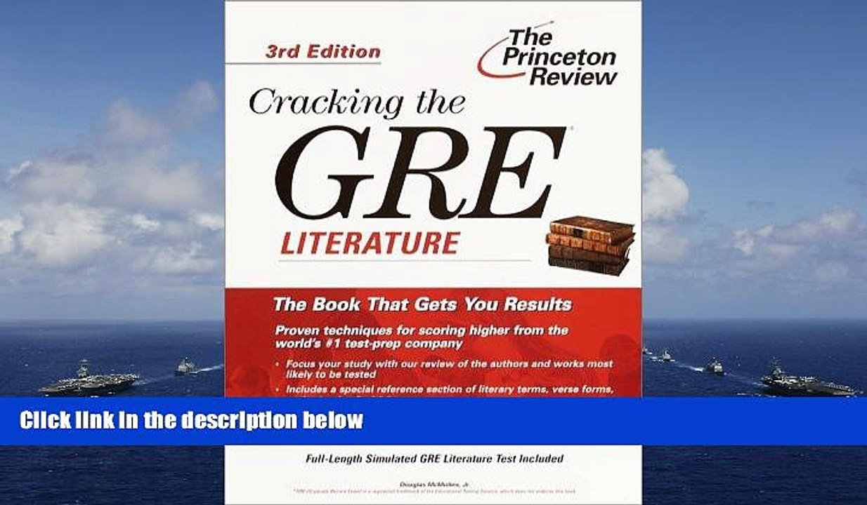 Read Book Cracking the GRE Literature, 3rd Edition (Princeton Review: Cracking the GRE Literature)