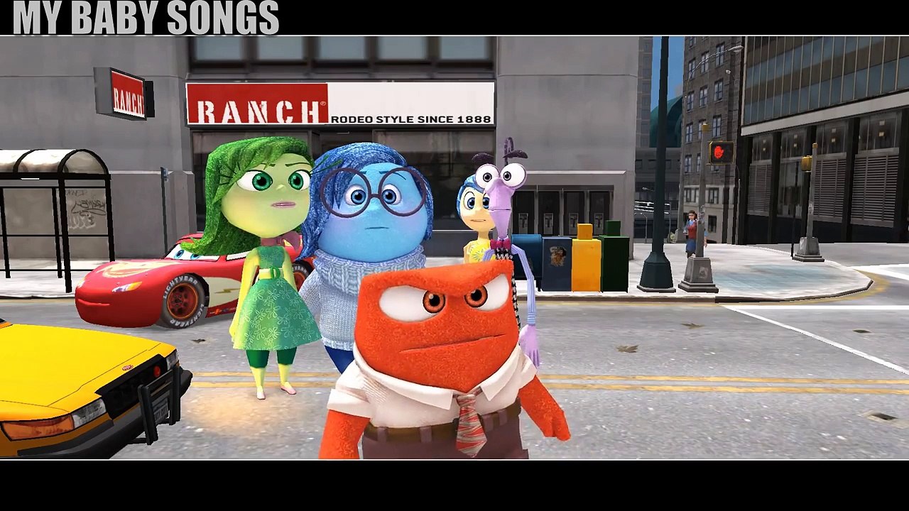 #Inside Out drive #McQueen #Cars #Children #Nursery Rhymes