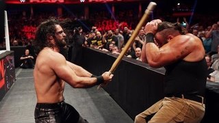 Seth Rollins vs. Braun Strowman Raw, Jan. 9, 2017