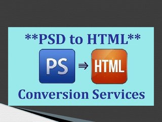 PSD to HTML company in India