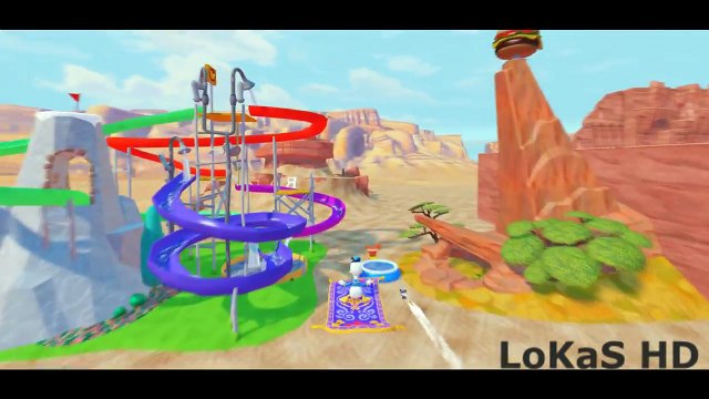 Disneys Donald Duck & Mickey Mouse in Radiator Springs ! with Gray HULK and Nursery Rhymes