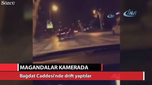 Trafik magandaları Bağdat Caddesi'nin altını üstüne getirdiler