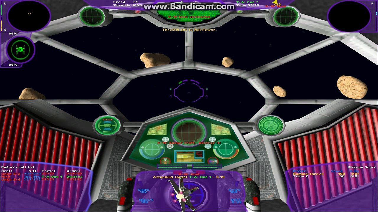 Skirmish: TIE Avenger vs. X-Wings (Star Wars: X-Wing Alliance)