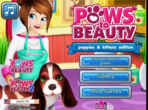 Купаем котенка! Игра про котенка! Игра для девочек!