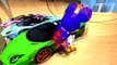 Mickey Mouse and Lamborghini Super Cars Colors Nursery Rhymes Epic Mega Party for Kids