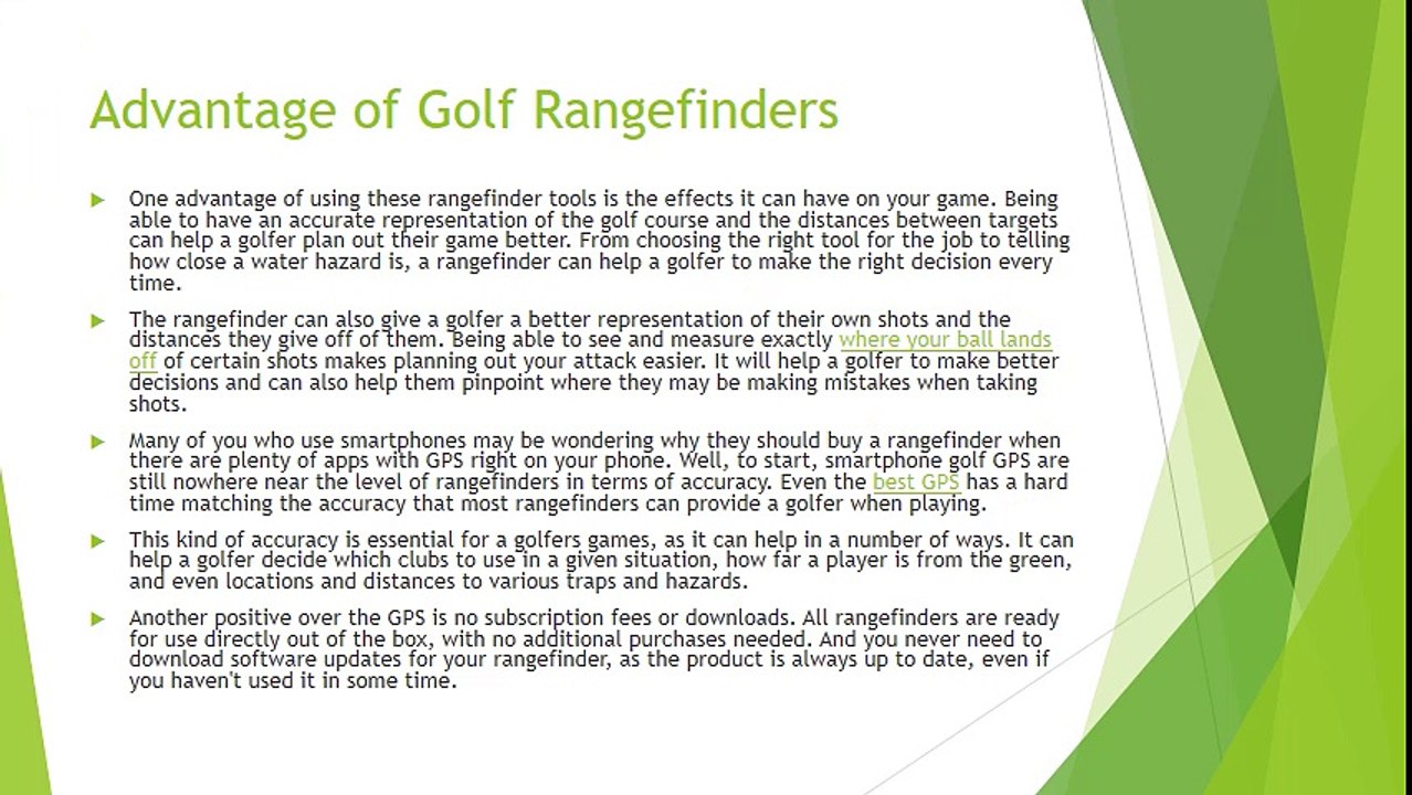 Best Golf Rangefinders