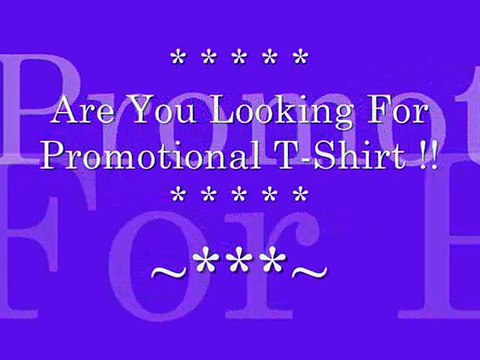 Promotional T-Shirt Manufacturer Bangladesh
