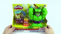 Play Doh Can Heads MARVEL Smashdown Hulk and Iron Man