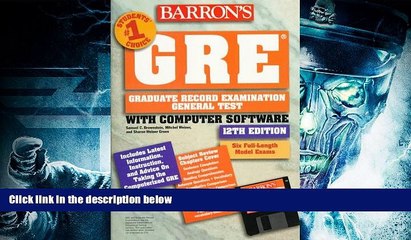 Read Book How to Prepare for the Graduate Record Examination General Test (Barron s How to Prepare