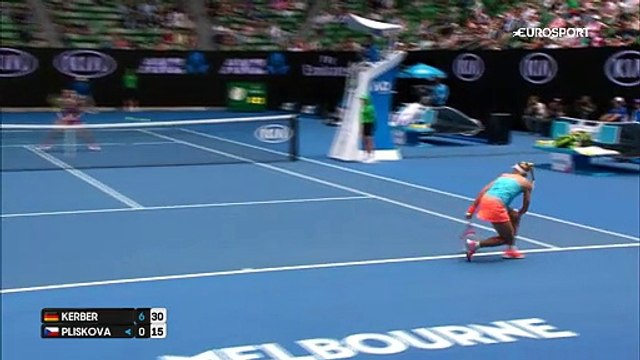 Avustralya Açık: Angelique Kerber - Kristyna Pliskova (Özet)