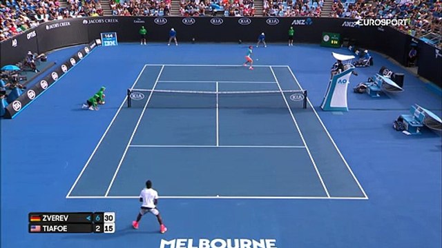 Avustralya Açık 2017: Alexander Zverev - Frances Tiafoe (Özet)