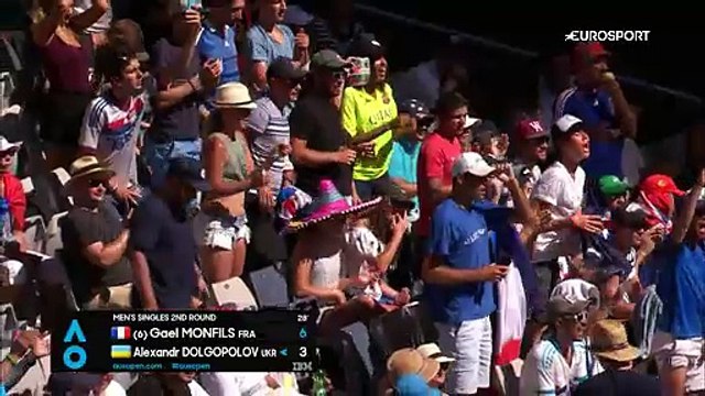 Avustralya Açık 2017: Gael Monfils - Alexandr Dolgopolov (Özet)