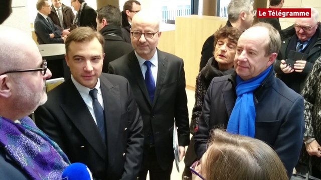 Quimper. Jean-Jacques Urvoas inaugure la cité judiciaire