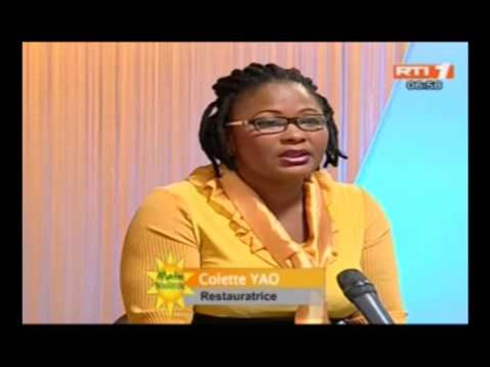 Mme Yao Colette nous propose la feuille de tarot aux crevettes