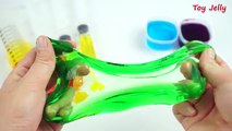 Learn Colors With Slime Clay Syringers Real Play Baby Doll & How To Make Giant Jelly Monster Syringe