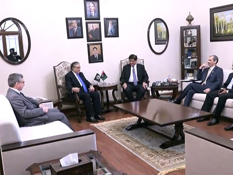 Sindh CM Syed Murad Ali Shah meets Federal Minister Ishaq Dar