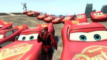 50 Disney Pixar Lightning McQueen Cars Hit 50 Spiderman with Deadpool and Hulk