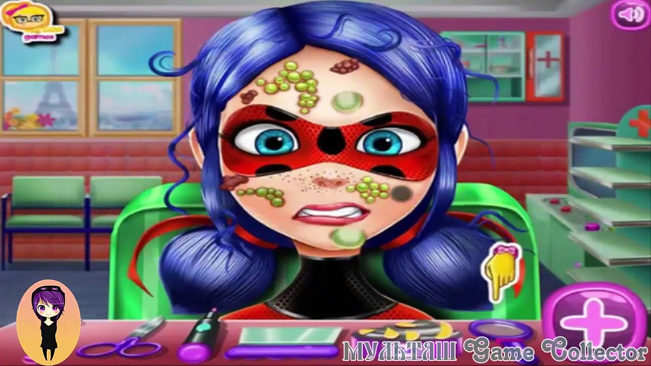 Miraculous Ladybug Games.Play Ladybug Skin Doctor.Чудесные-Божья коровка Игры.