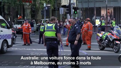 Australie: une voiture fonce dans la foule à Melbourne