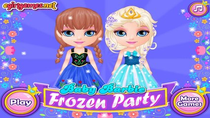 Permainan Baby Barbie Frozen Party - Play games
