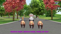Animals Cartoon Finger Family Children Nursery Rhymes | 3D Animation Nursery Rhymes