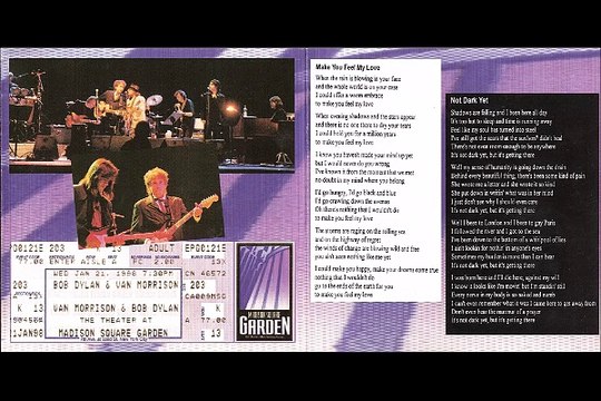 21 January 1998- Bob Dylan Madison Square Garden (Full Concert) Part- 2 - 1