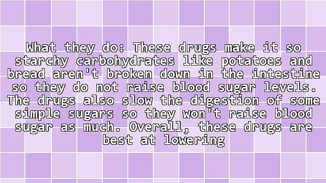 Type 2 Diabetes - Drugs Used to Treat Blood Sugar Levels and Prevent Complications Part 1
