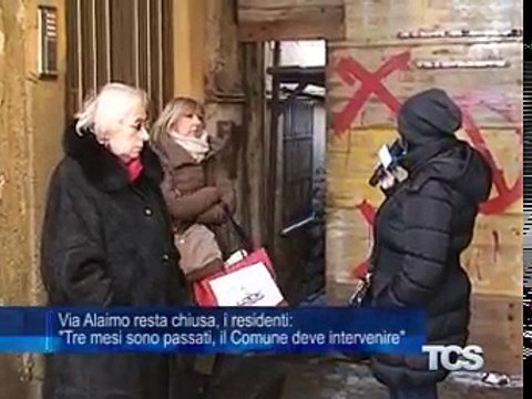 Via Alaimo resta chiusa i residenti Tre mesi sono passati il Comune deve intervenire