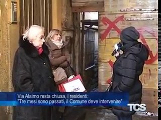 Via Alaimo resta chiusa i residenti Tre mesi sono passati il Comune deve intervenire
