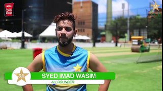 Imad Wasim​ on the cricketer who inspired him to take up the sport