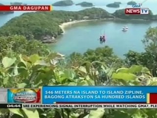 BP: 546 meters na island to island zipline, bagong atraksyon sa Hundred Islands sa Pangasinan