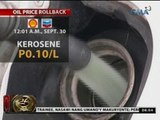 24 Oras: Presyo ng diesel at gasolina, iro-rollback bukas