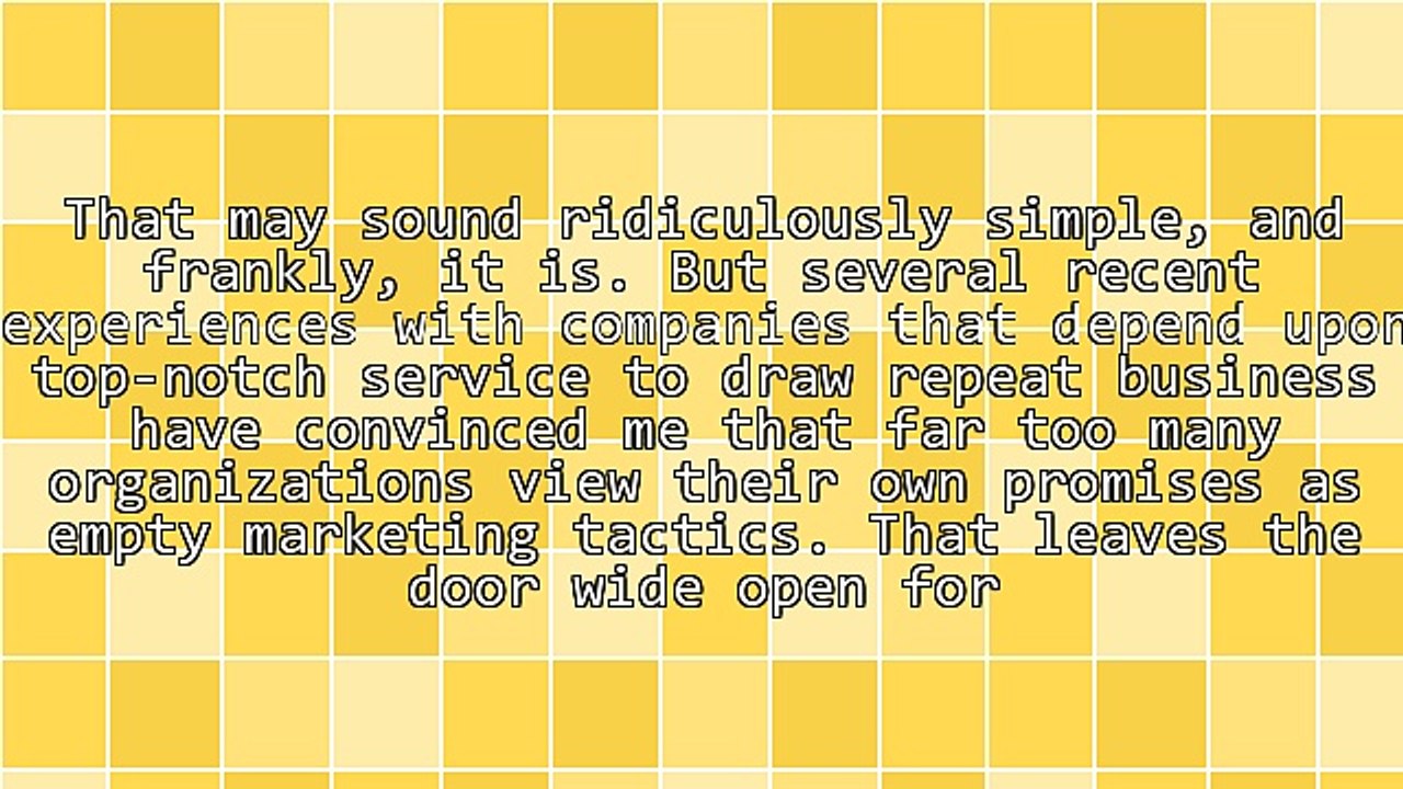 Powerful Marketing Starts By Fulfilling Promises