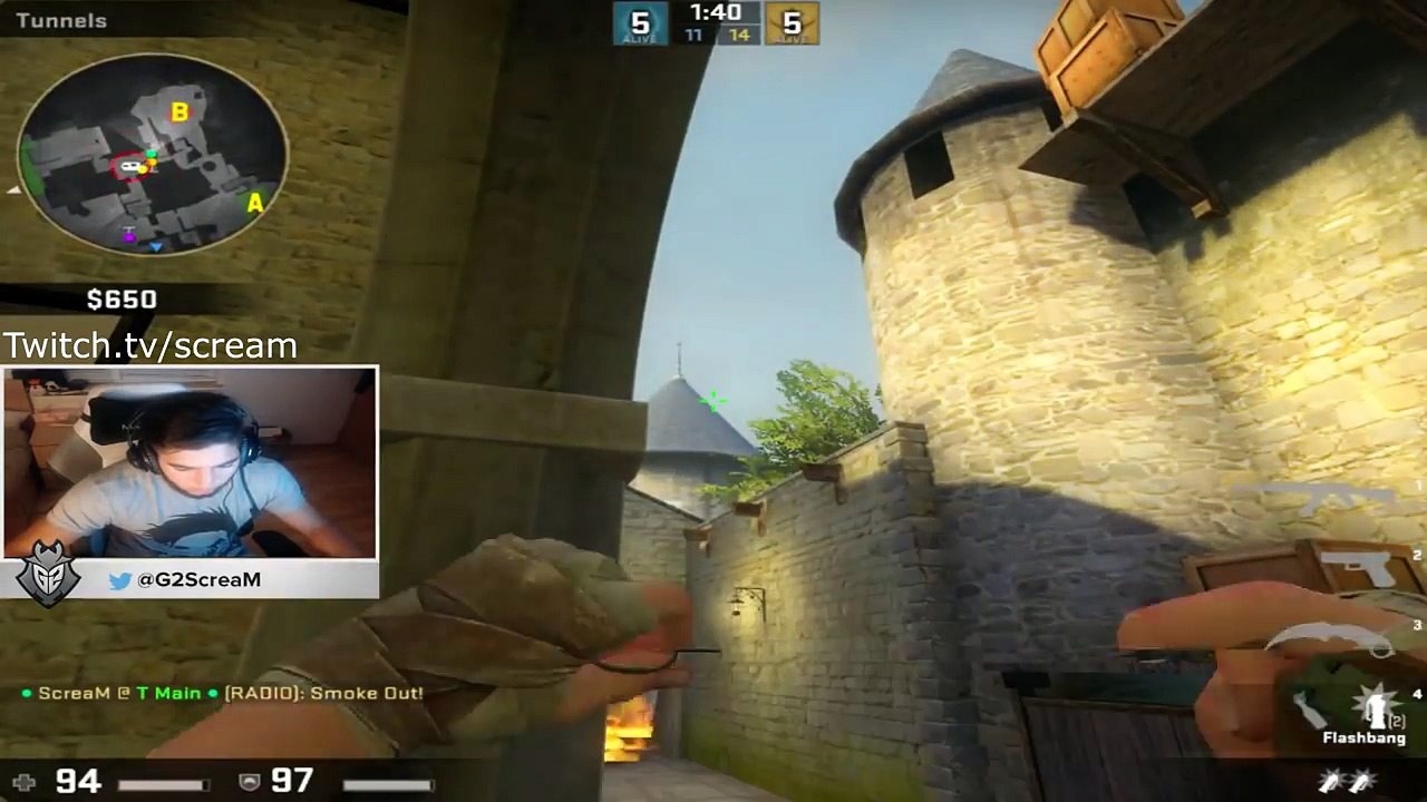 CS:GO - Scream headshot practice 2017